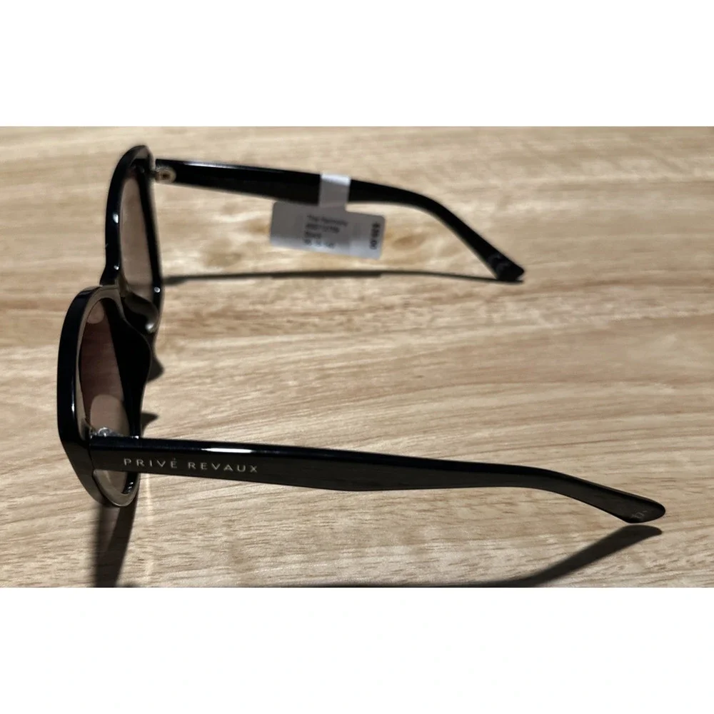 NEW PRIVE REVAUX THE HARMONY 807LA BLACK AUTHENTIC SUNGLASSES 56-15-140